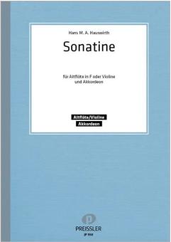 Sonatine für Altflöte in F oder Violine und Akkordeon 