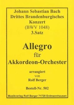 Allegro aus dem Dritten Brandenburgischen Konzert 