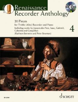 Renaissance Recorder Anthology Band 4  - Bfl.Kammermusik 