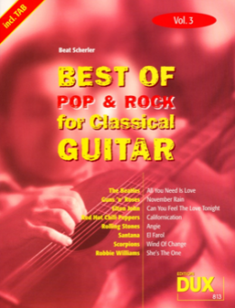Best of Pop & Rock for Classical Guitar 3 