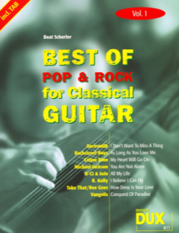Best of Pop & Rock for Classical Guitar 1 