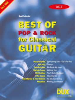Best Of Pop & Rock For Classical Guitar 2 