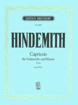 Capriccio für Violoncello und Klavier A-dur op. 8/1 