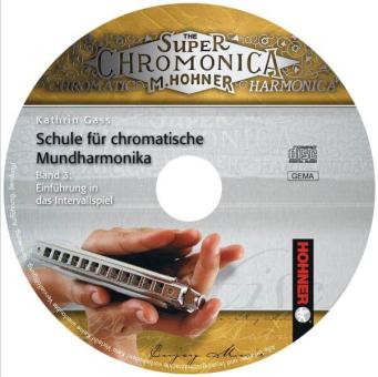 CD zur Schule für chromatische Mundharmonika Band 3 