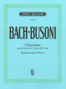 Chaconne aus der Partita II d-moll BWV 1004 