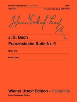 Französische Suite Nr. 5 G-Dur BWV 816 