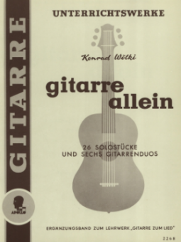 Gitarre allein (26 Solostücke und 6 Gitarren-Duos) - Git.Band 