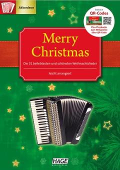 Merry Christmas für Akkordeon incl. Online-Audio 