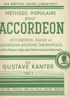 Méthode populaire pour accordéon Vol.1 