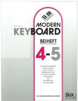 Modern Keyboard Beiheft 4 - 5 