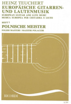 Europäische Gitarren- und Lautenmusik Heft 7: Polnische Meister 