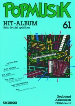 Popmusik Hit-Album Band 61 | Akkordeon / Keyboard Noten 