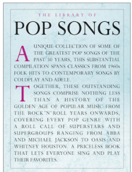 The Library of Pop Songs 