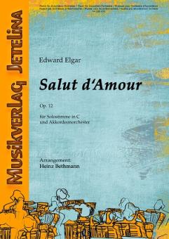 Salut d'Amour | op. 12, für Solostimme in C und Akkordeonorchester 