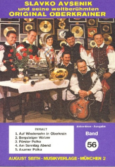 Slavko Avsenik und seine weltberühmten Original Oberkrainer Band 56 
