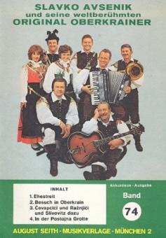 Slavko Avsenik und seine weltberühmten Original Oberkrainer Band 74 
