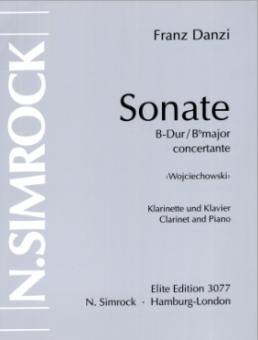 Sonate in B-Dur - Klav.Kammermusik 