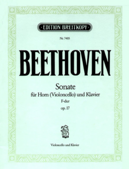 Sonate F-dur op. 17 für Violoncello und Klavier 
