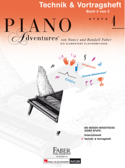 PIANO Adventures: Stufe 4 - Technik- & Vortragsheft 4 