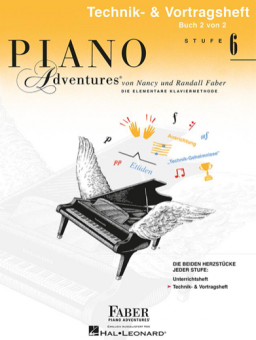 PIANO Adventures: Stufe 6 - Technik & Vortragsheft 6 