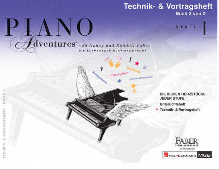 PIANO Adventures: Stufe 1 - Technik- & Vortragsheft 1 