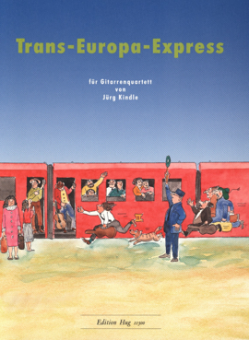 Trans-Europa-Express für Gitarrenquartett 