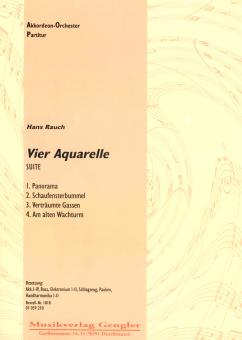 Vier Aquarelle 