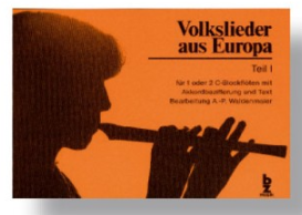 Volkslieder aus Europa Teil 1 - Bfl.Band 
