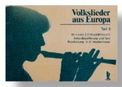 Volkslieder aus Europa Teil 2 - Bfl.Band 